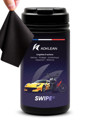 Swipe nettoie efficacement sans rinçage, même sur saleté tenace